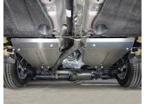 Защита бака (алюминий) 4 мм (комплект 2шт) для Volkswagen Tiguan (2017-)