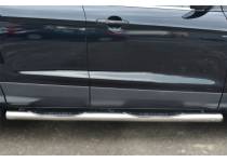 Трубы боковые с проступью d76 для Ford Kuga (2013-2015)