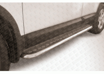 Пороги труба с листом d57 для Nissan Qashqai (2010-2013)