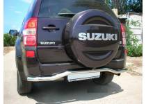 Защита заднего бампера "волна" d53 для Suzuki Grand Vitara (5 дв.) (2008-2012)