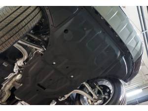 Защита картера двигателя и кпп 8 мм, композит для Audi Q7 (2015-)