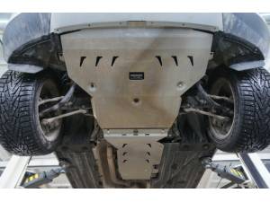 Защита картера двигателя и кпп алюминий, 4 мм для BMW X4 (2015-)