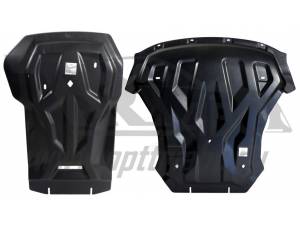 Защита картера двигателя и кпп 8 мм, композит для BMW X5 F15 (2014-)