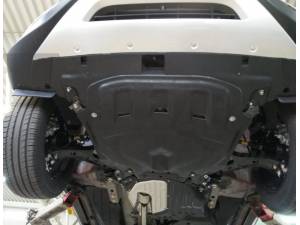 Защита картера двигателя и кпп 6 мм, композит для Honda CRV (2013-2014)