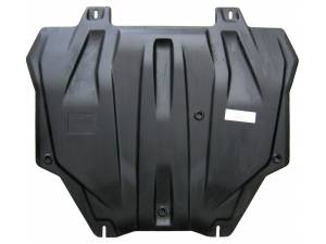 Защита картера двигателя и кпп 6 мм, композит для Mitsubishi Outlander XL (2010-2012)