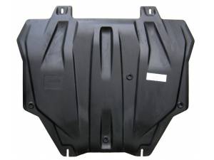 Защита картера двигателя и кпп 6 мм, композит для Peugeot 4007 (2007-2012)