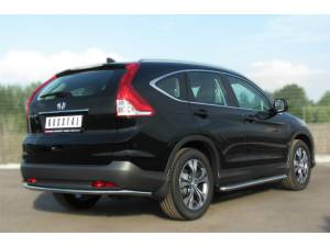 Защита заднего бампера d42 на Honda CRV 2.0 (2013-) 