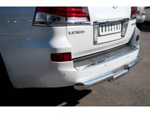 Защита заднего бампера d76 на Lexus LX570 (2012-2014)