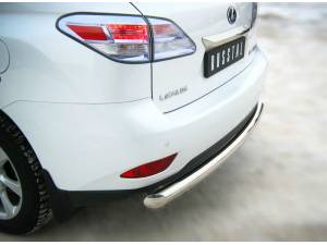 Защита заднего бампера d76 на Lexus RX 270/350/450h (2010-2012)