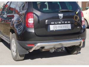 Защита заднего бампера Metec на Renault Duster