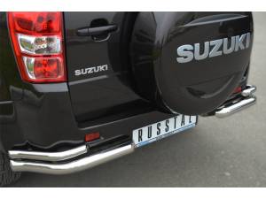 Уголки двойные d63/42 на Suzuki Grand Vitara (5 дв.) (2012-2014)
