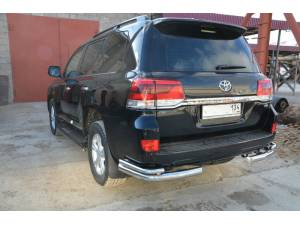  Уголки двойные d76/42 на Toyota Land Cruiser 200 (2016-)