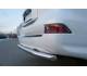 Защита заднего бампера длинная d63 на Lexus GX460 (2014-)