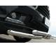 Защита переднего бампера двойная d63/63 (клыки) на Toyota Highlander (2014-)