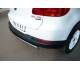 Защита заднего бампера d75/42 (овал) на Volkswagen Tiguan Sport & Style (2011-)